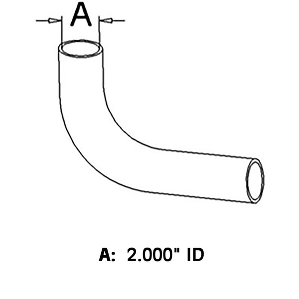 Aftermarket New Top Radiator Hose Fits Massey Ferguson MF Tractor Model 699 1692871M1 - main